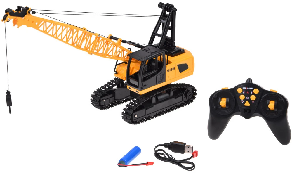 Jokomisiada Crawler Crane Remote Controlled Lights Remote Control RC0786
