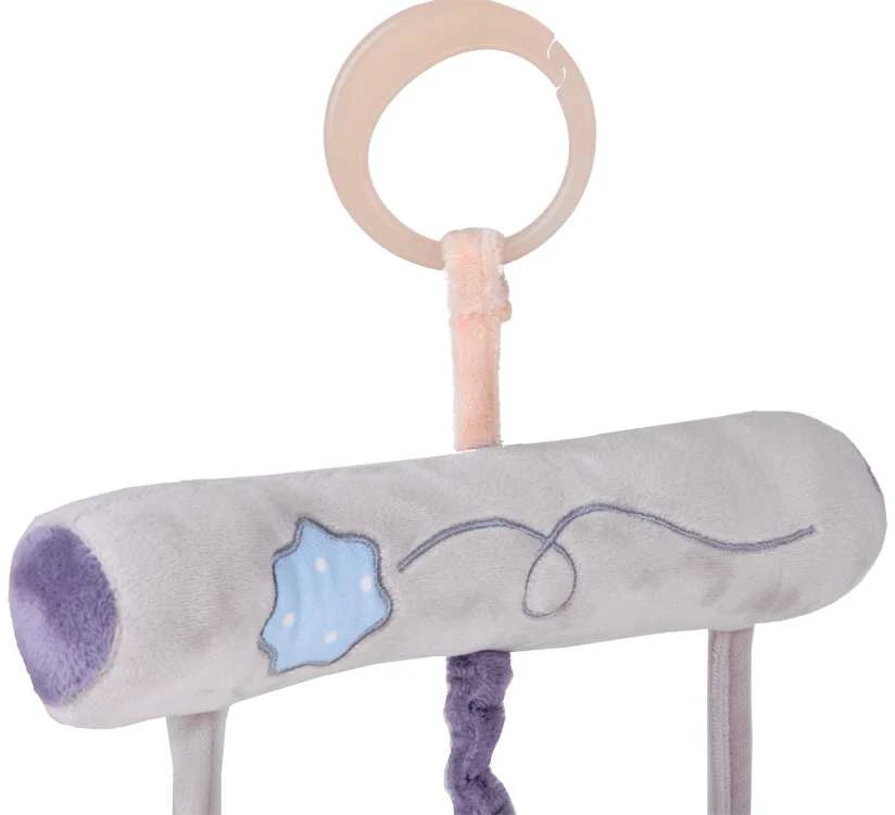 Jokomisiada Crib Hanging Toy with Teddy and Teether – Newborn Gift ZA5878
