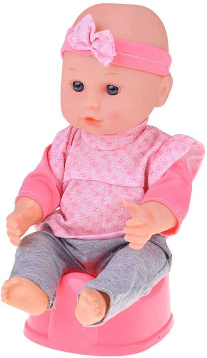 Jokomisiada Deluxe Baby Doll Set with Stroller, Crib, Play Mat and Accessories – 17 pcs ZA5916