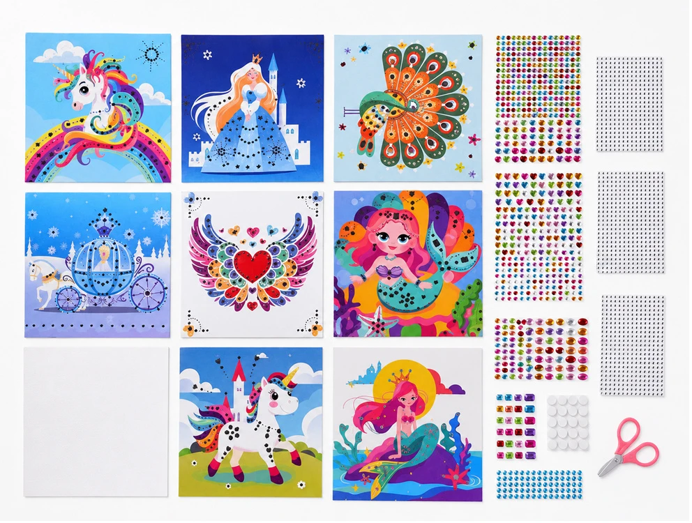 Dėlionė Jokomisiada Diamond Painting Picture Decorating Kit with Colourful Crystals ZA6306
