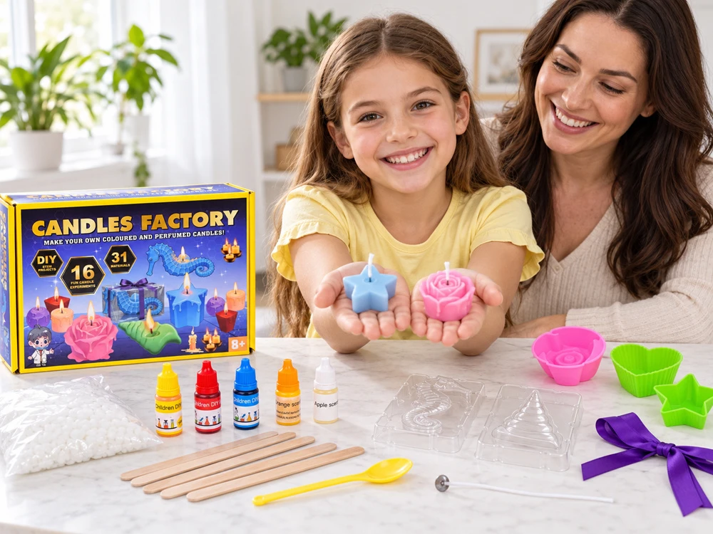 Jokomisiada DIY Candle Making Kit CANDLE FACTORY - scented and colorful ZA6579