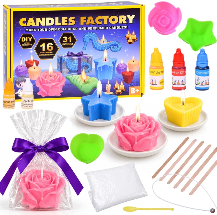 Jokomisiada DIY Candle Making Kit CANDLE FACTORY - scented and colorful ZA6579