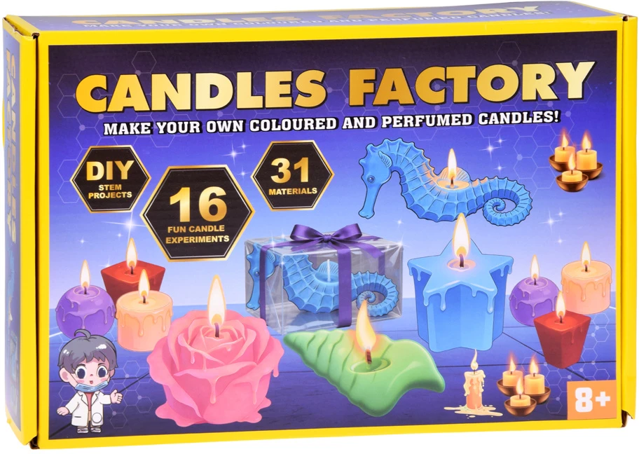 Jokomisiada DIY Candle Making Kit CANDLE FACTORY - scented and colorful ZA6579