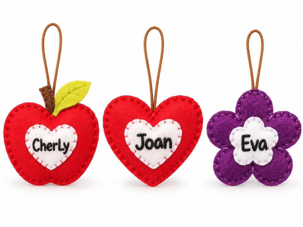 Jokomisiada DIY Sewing and Craft Kit 6 Felt Ornaments LARGE ANIMALS ZA6588