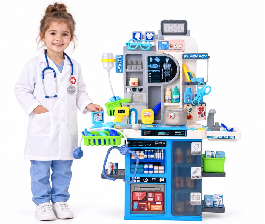 Jokomisiada Doctor's set for children MEDICAL CENTER - doctor's office 92 pieces ZA6582