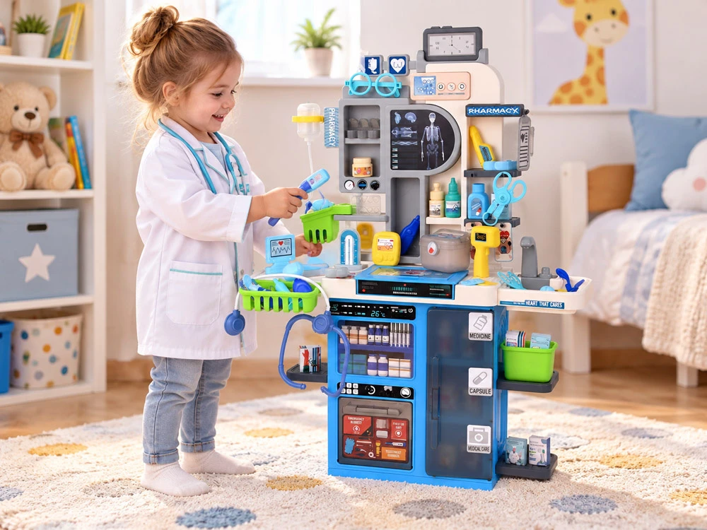 Jokomisiada Doctor's set for children MEDICAL CENTER - doctor's office 92 pieces ZA6582