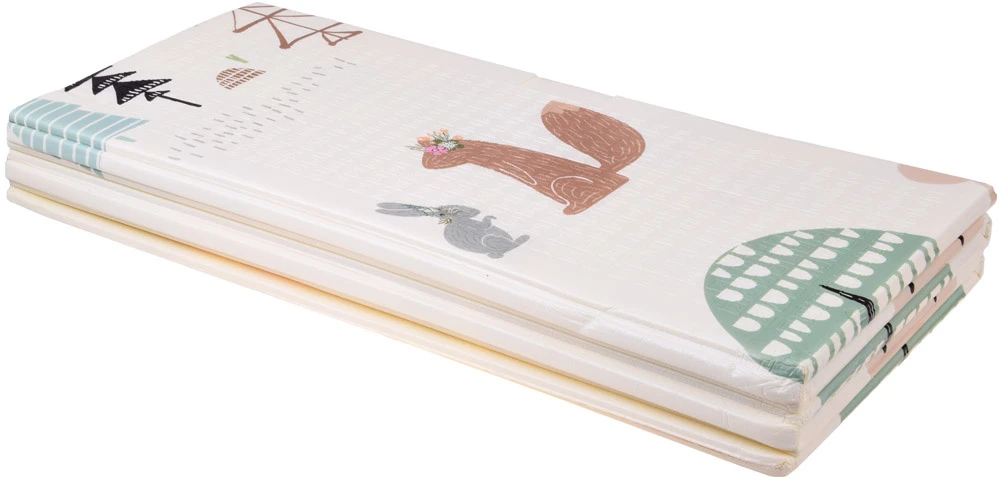 Jokomisiada Double-sided foam mat for babies - foldable, waterproof ZA6544