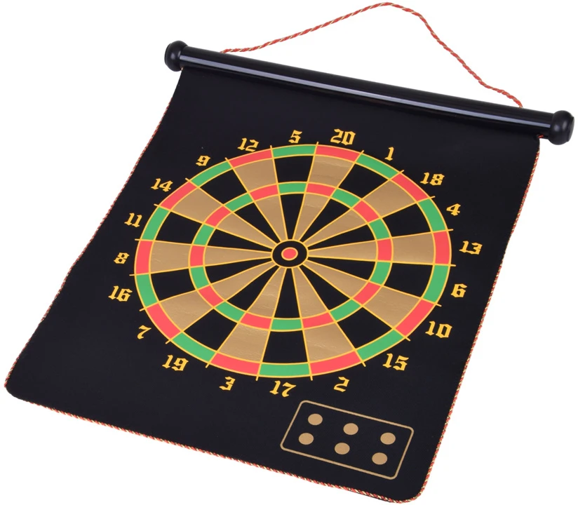 Jokomisiada Double-Sided Magnetic Dartboard with 6 Darts Skill Game GR0865