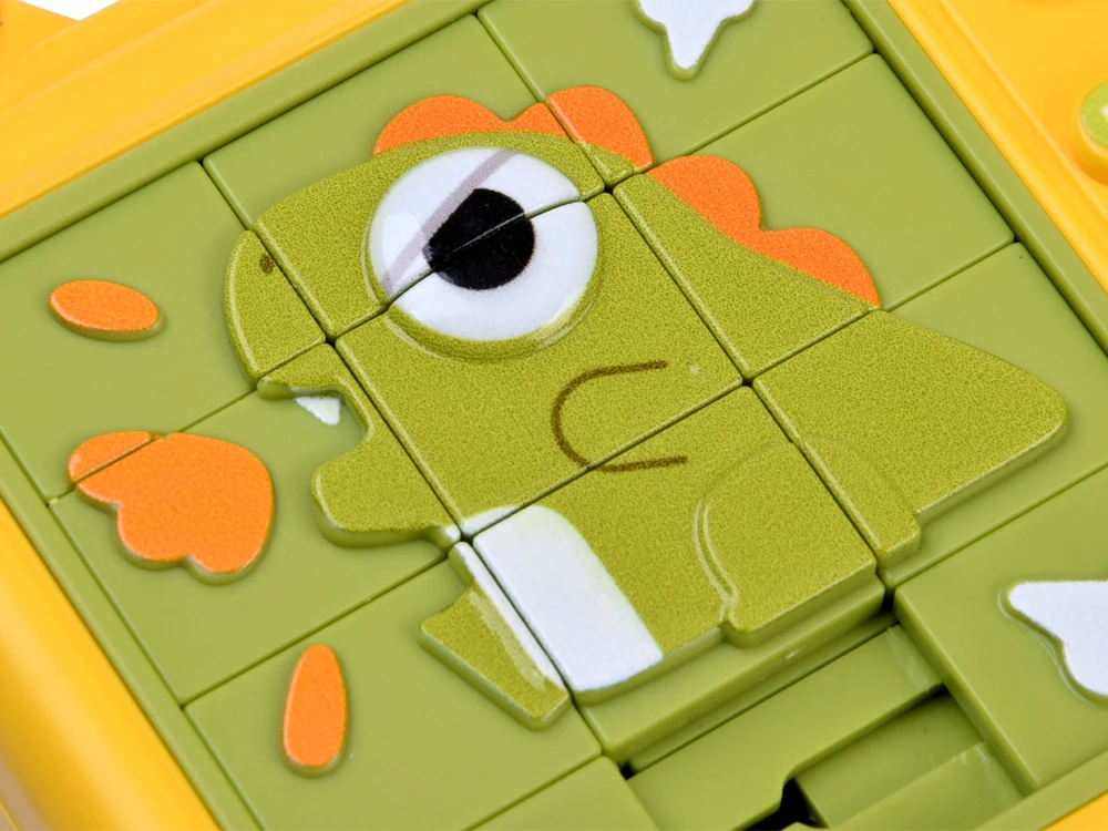 Dėlionė Jokomisiada Double-Sided Sensory Puzzle DINOSAUR Maze Sliding Puzzle ZA6425