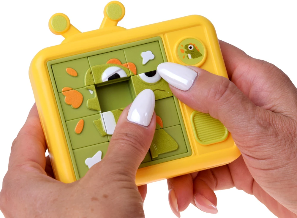 Dėlionė Jokomisiada Double-Sided Sensory Puzzle DINOSAUR Maze Sliding Puzzle ZA6425