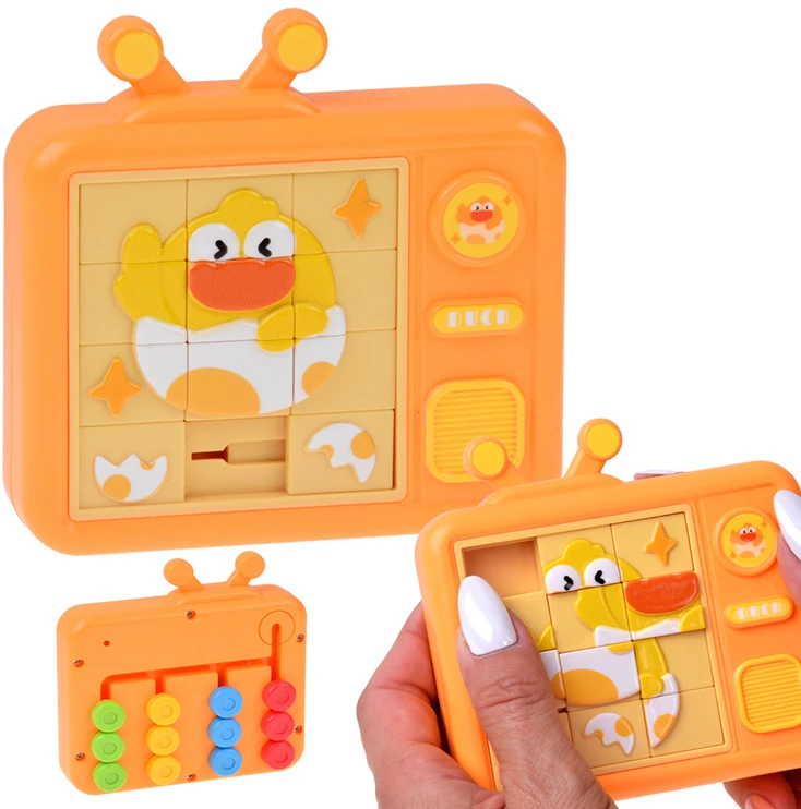 Dėlionė Jokomisiada Double-Sided Sensory Puzzle CHICK Maze Sliding Puzzle ZA6425