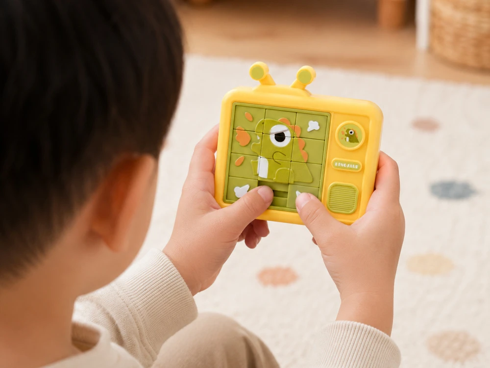 Dėlionė Jokomisiada Double-Sided Sensory Puzzle DINOSAUR Maze Sliding Puzzle ZA6425