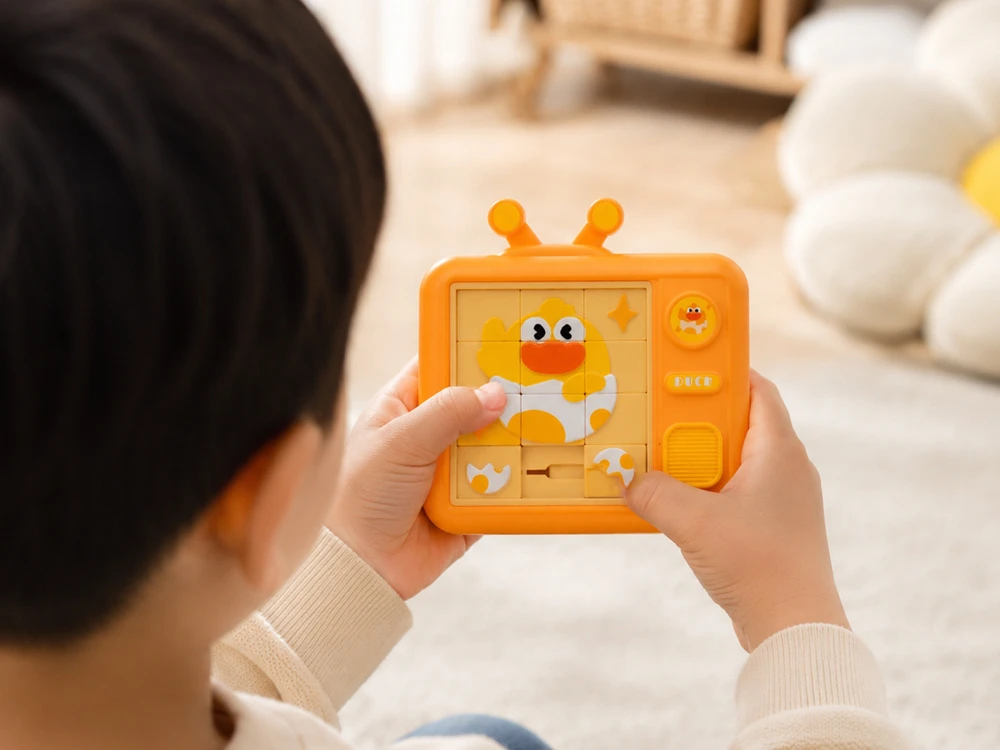 Dėlionė Jokomisiada Double-Sided Sensory Puzzle CHICK Maze Sliding Puzzle ZA6425