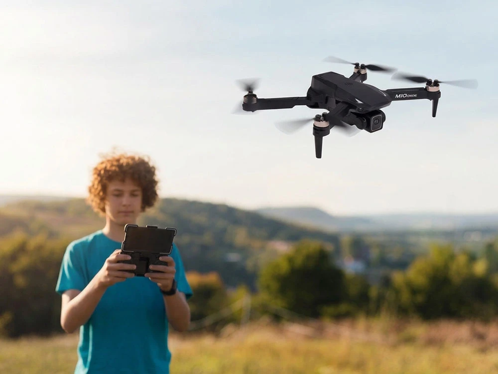 Jokomisiada Drone with camera and screen, remote controlled, foldable, photos and videos RC0768