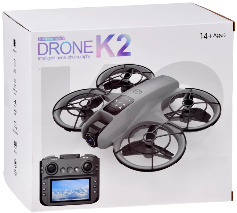 Jokomisiada Drone with camera - remote-controlled Kvadkopteris + remote control with LCD screen RC0775
