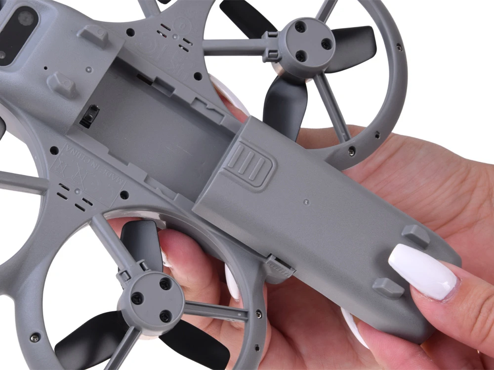 Jokomisiada Drone with camera - remote-controlled Kvadkopteris + remote control with LCD screen RC0775