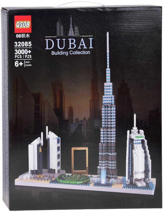 Jokomisiada Dubai Skyscrapers Construction Blocks - Famous Buildings of the City 3000+ Pieces ZA6269