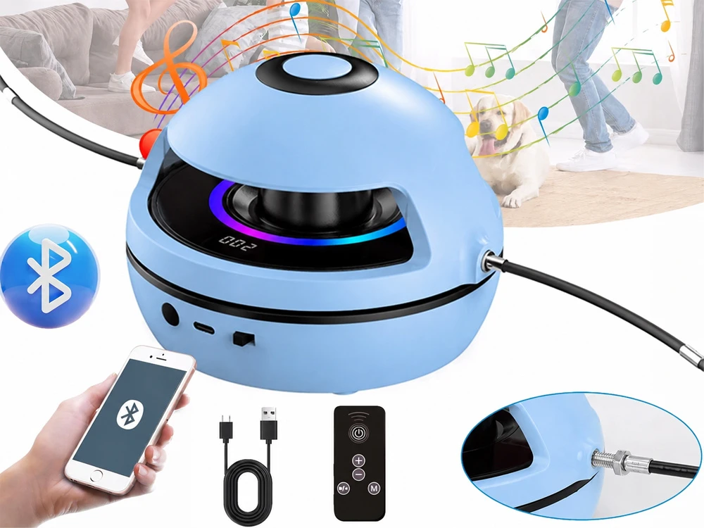 Jokomisiada Electric Interactive Jump Rope with Music, Remote Control and Counter SP0888