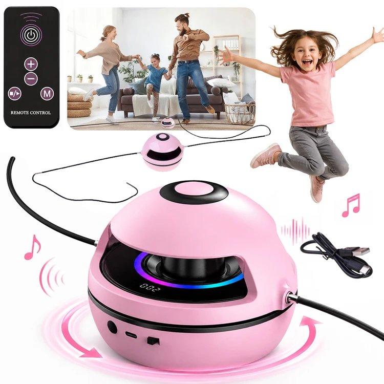 Jokomisiada Electric Interactive Jump Rope with Music, Remote Control and Counter SP0888