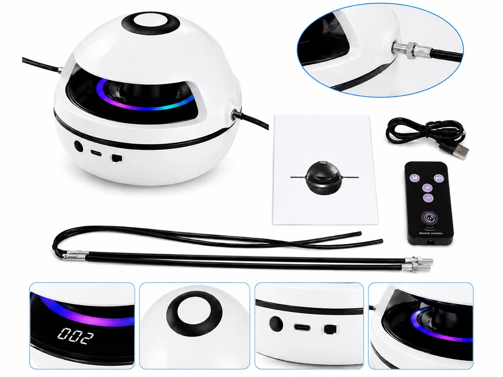 Jokomisiada Electric Interactive Jump Rope with Music, Remote Control and Counter SP0888