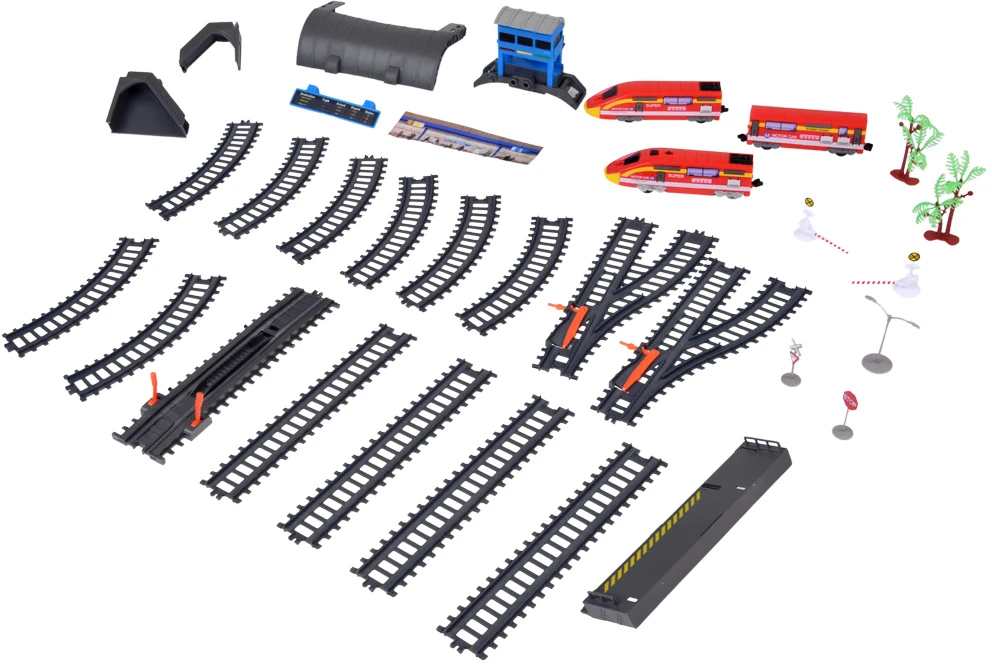 Jokomisiada Electric Train Set Station Platform Tracks Switches Light RC0782