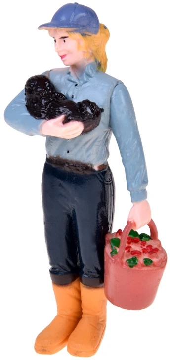 Jokomisiada FARM ANIMALS SERIES Farmer and birds set - hen, rooster, goose ZA6404 C
