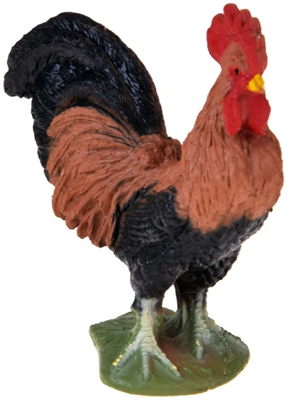 Jokomisiada FARM ANIMALS SERIES Farmer and birds set - hen, rooster, goose ZA6404 D