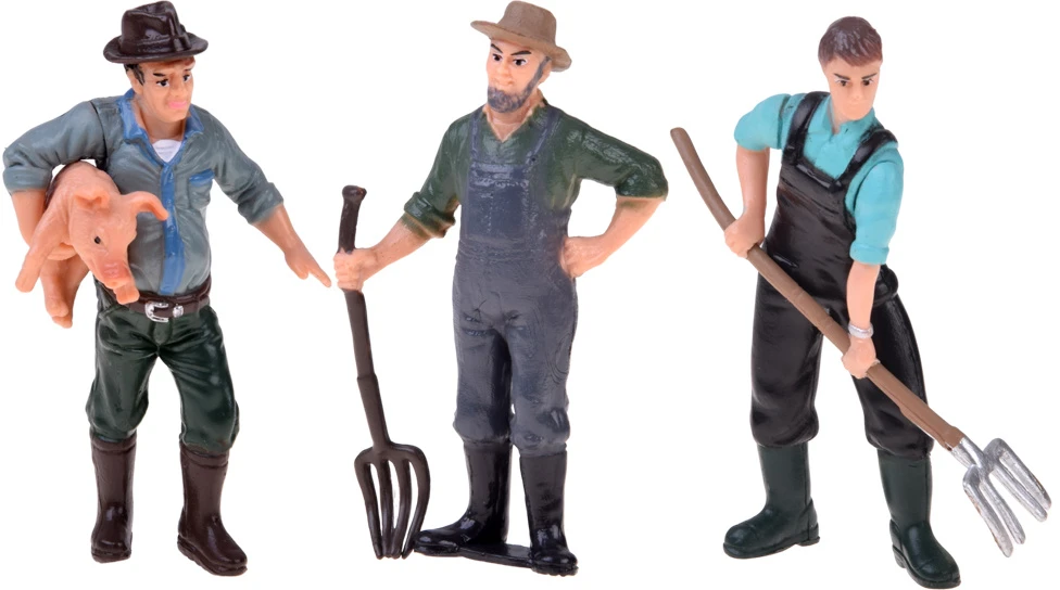 Jokomisiada FARM FIGURES 8 pcs. - set of your own farmers HOP HOP HOP! ZA6427