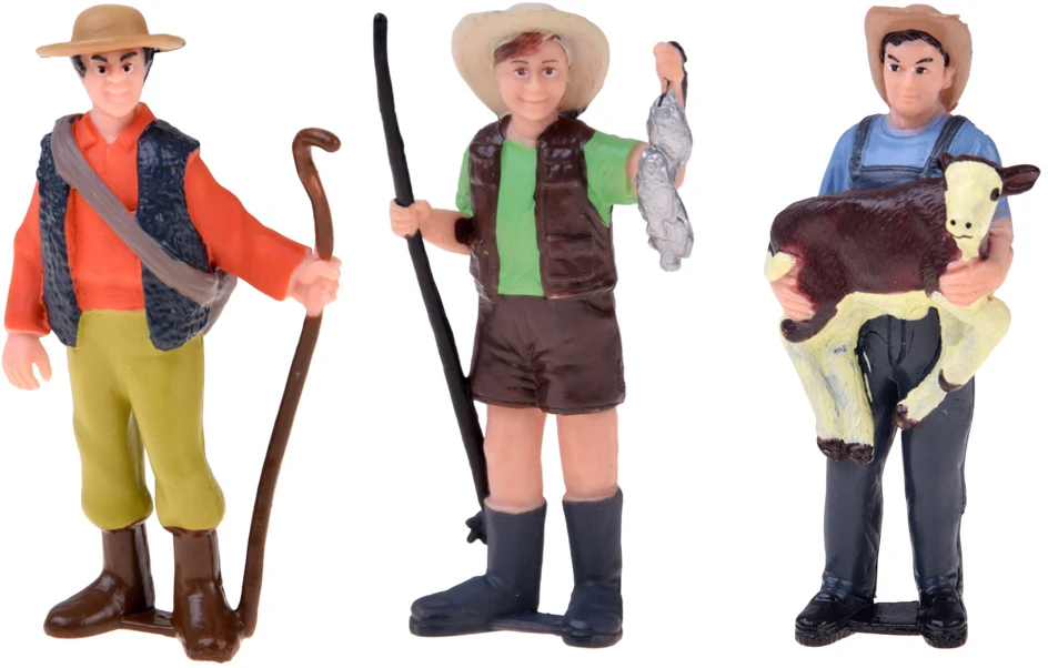 Jokomisiada FARM FIGURES 8 pcs. - set of your own farmers HOP HOP HOP! ZA6427