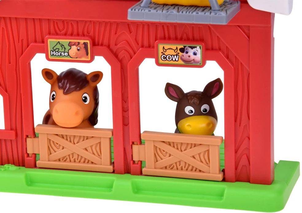 Jokomisiada FARM Opening barn + 10 figures, tractor, and farm accessories ZA6384