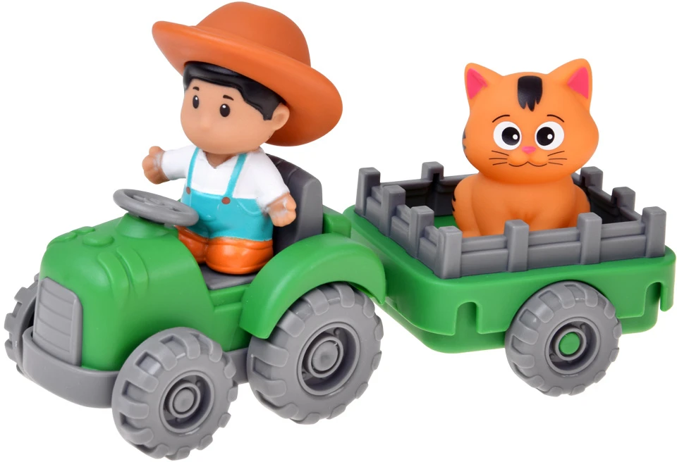 Jokomisiada FARM Opening barn + 10 figures, tractor, and farm accessories ZA6384