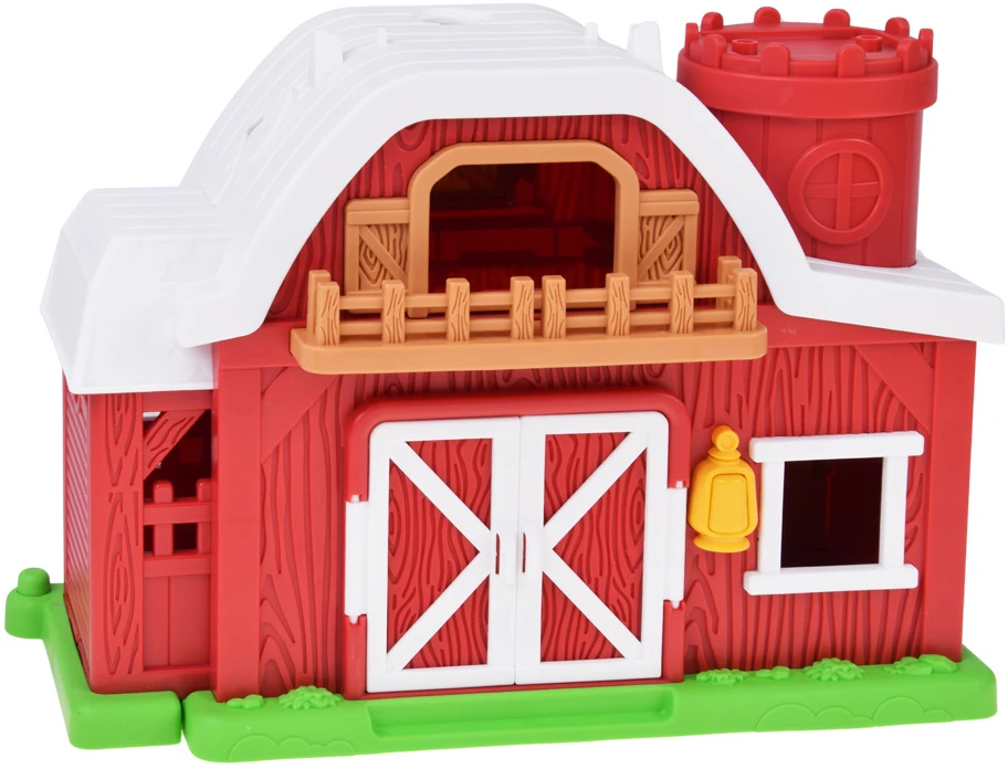 Jokomisiada FARM Opening barn + 10 figures, tractor, and farm accessories ZA6384