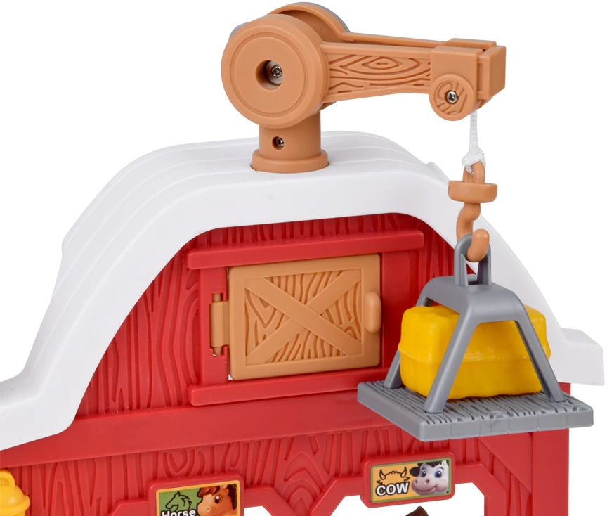 Jokomisiada FARM Opening barn + 10 figures, tractor, and farm accessories ZA6384