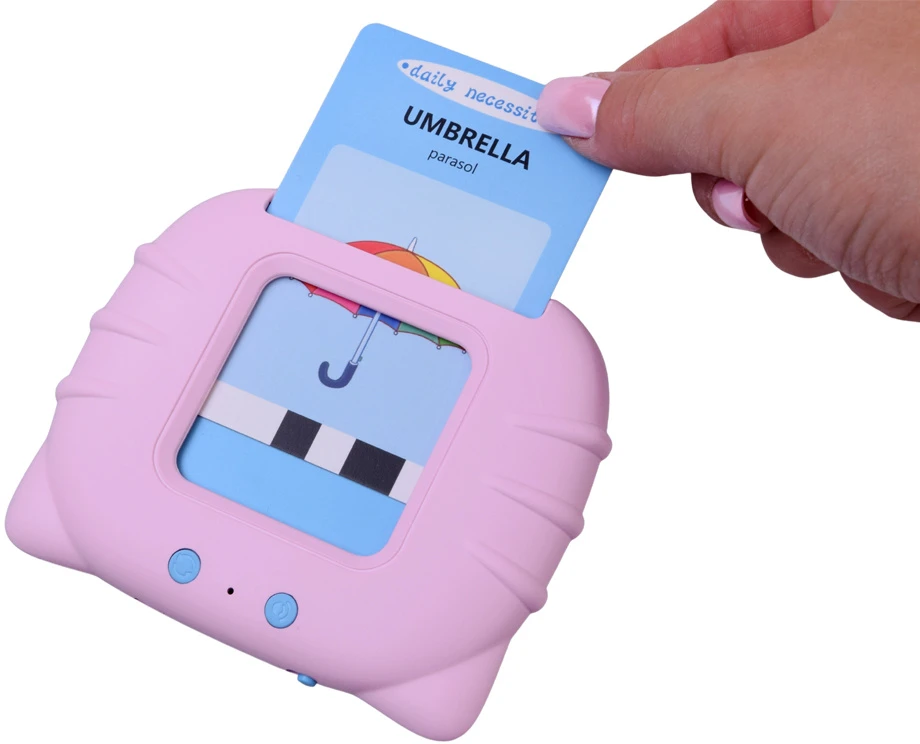 Jokomisiada Flashcard Reader for Learning Words – POLISH ENGLISH – 224 Learning Cards ZA6628