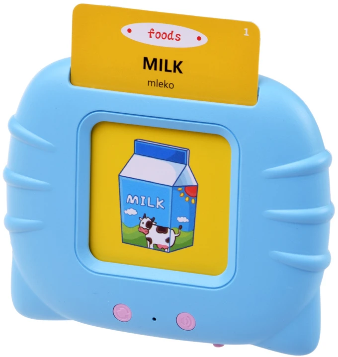 Jokomisiada Flashcard Reader for Learning Words – POLISH ENGLISH – 224 Learning Cards ZA6628
