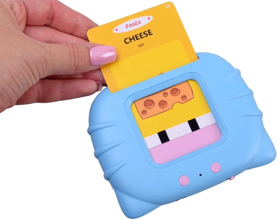Jokomisiada Flashcard Reader for Learning Words – POLISH ENGLISH – 224 Learning Cards ZA6628