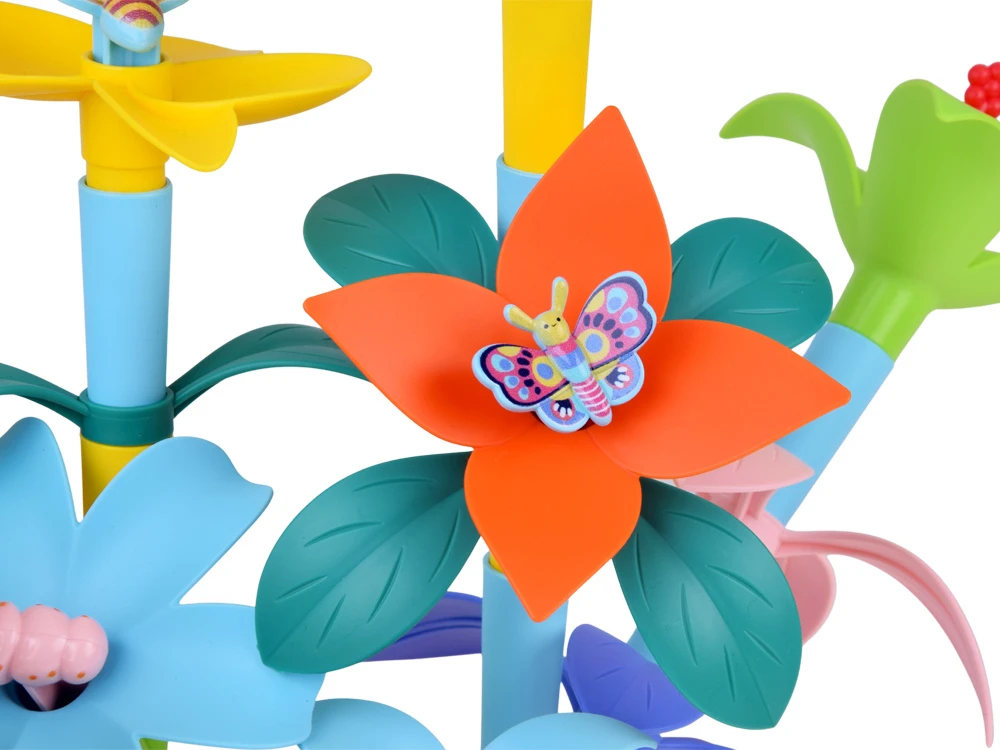 Jokomisiada Flower Garden Construction Blocks Creative 132-Piece Set ZA6395