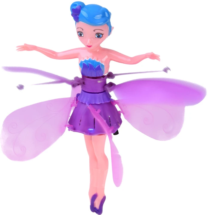 Jokomisiada Flying Fairy Interactive Butterfly Doll Hand Sensor Light USB ZA6598