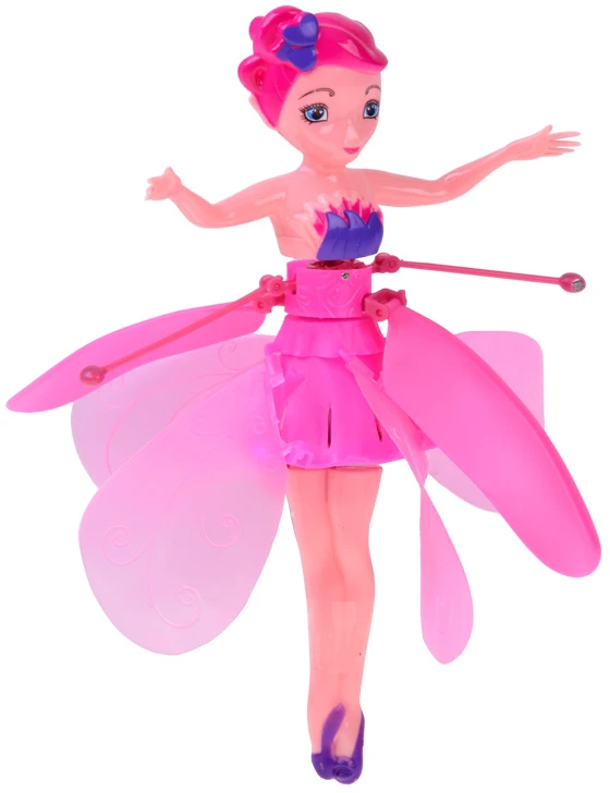 Jokomisiada Flying Fairy Interactive Butterfly Doll Hand Sensor Light USB ZA6598