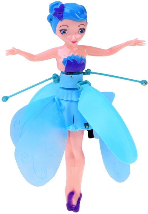 Jokomisiada Flying Fairy Interactive Butterfly Doll Hand Sensor Light USB ZA6598
