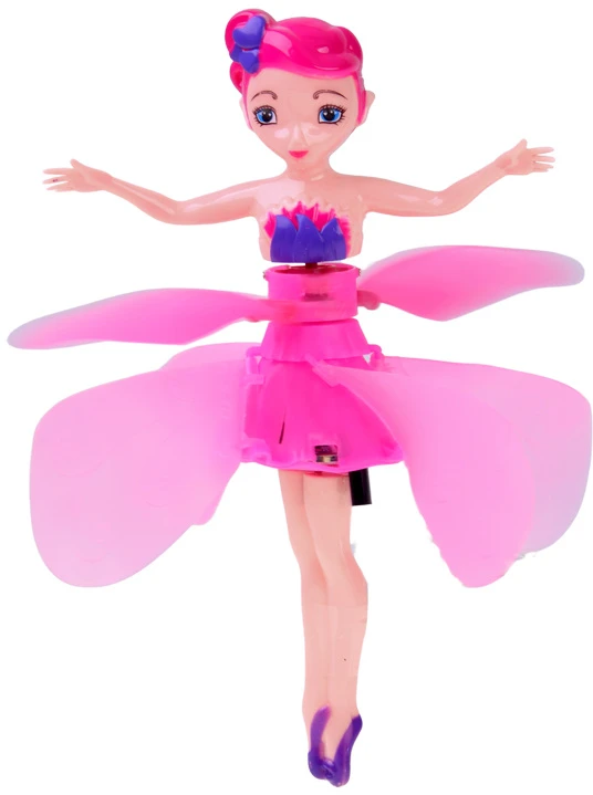 Jokomisiada Flying Fairy Interactive Butterfly Doll Hand Sensor Light USB ZA6598