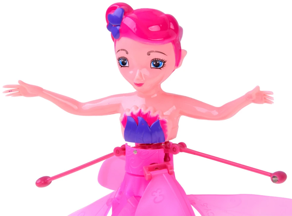 Jokomisiada Flying Fairy Interactive Butterfly Doll Hand Sensor Light USB ZA6598
