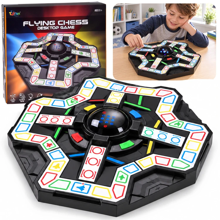 Jokomisiada Flying Ships Game - Electronic Board and Dice, Randomness GR0864