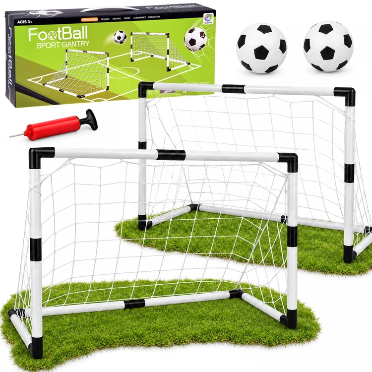 Jokomisiada Football Set for Children 2 Goals 95 cm 2 Soft Balls Pump SP0886