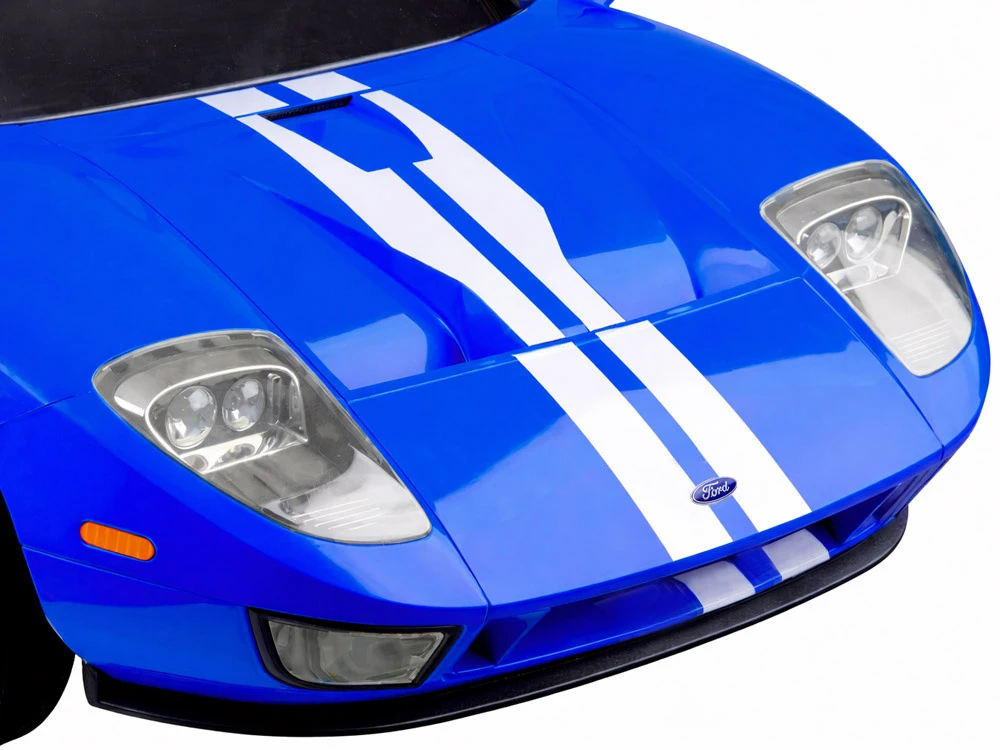 „Jokomisiada Ford GT“ 4 variklių akumuliatorinis vaikiškas automobilis su nuotolinio valdymo pultu 2 asmenims PA0337