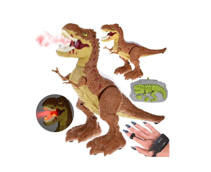 Jokomisiada Gestų kontroliuojamas dinozauras + RC nuotolinio valdymo pultas 2in1 kvėpavimas