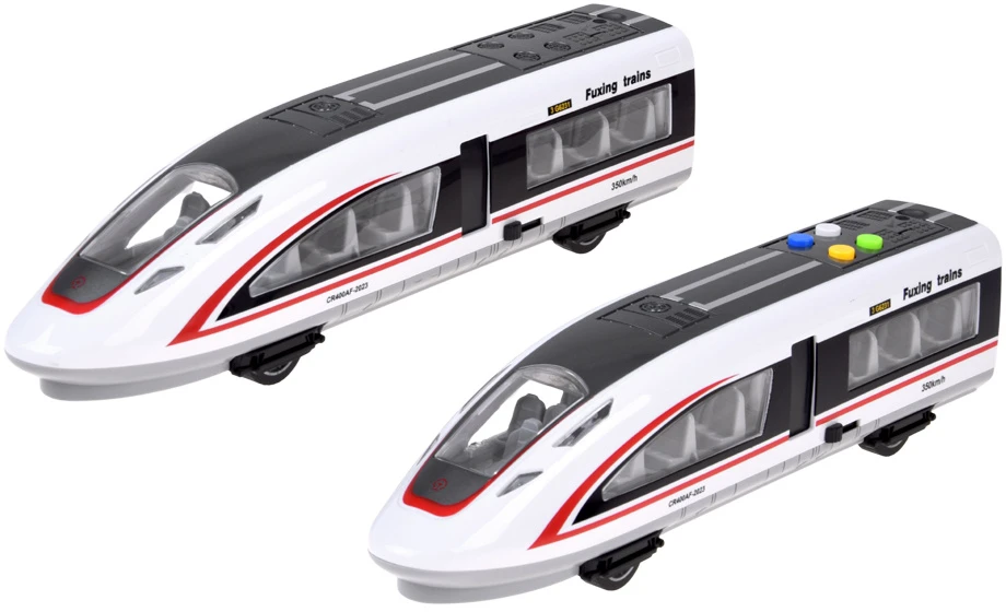 Jokomisiada High-Speed Train Magnetic Train 57 cm Friction Drive Sound and Light ZA6387