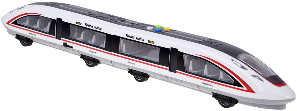 Jokomisiada High-Speed Train Magnetic Train 57 cm Friction Drive Sound and Light ZA6387