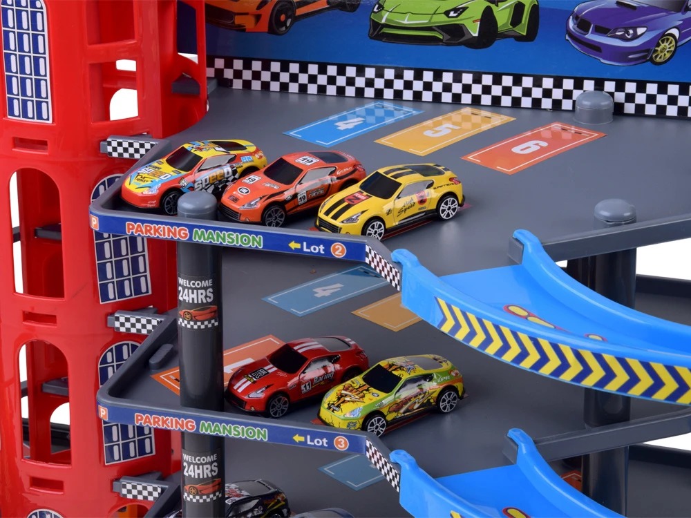 Jokomisiada Huge PARKING GARAGE - elevator, ramps, exits, movable elements + springs ZA6199