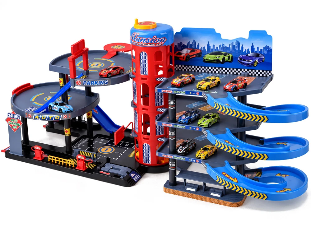 Jokomisiada Huge PARKING GARAGE - elevator, ramps, exits, movable elements + springs ZA6199